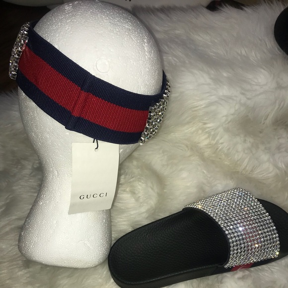 Bling bling headband and matching slides - Picture 4 of 7